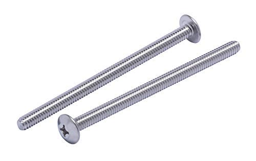 1/4"-20 x 4" Stainless Steel Phillips Machine Screws (Pack of 25) Coarse Thread