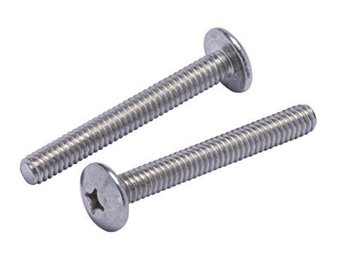 1/4"-20 x 2" Phillips Pan Head Machine Screw (Pack of 25) Coarse Thread 18-8