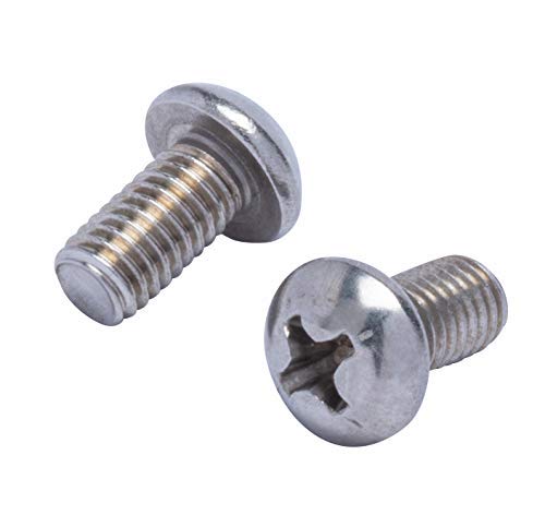 10-32 x 3/8" Phillips Round Head Machine Screws (Pack of 100) Fine Thread 18-8