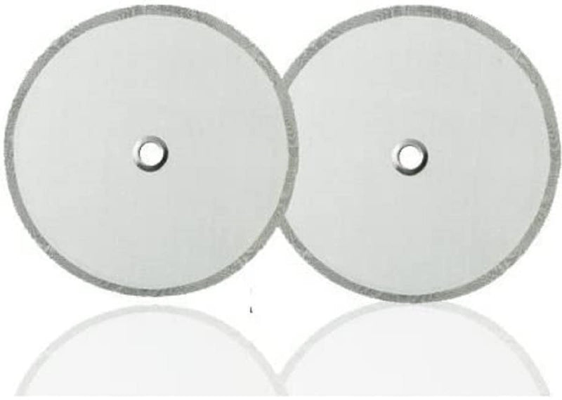 French Press Replacement Filter (Pack of 2) - Includes metal center ring