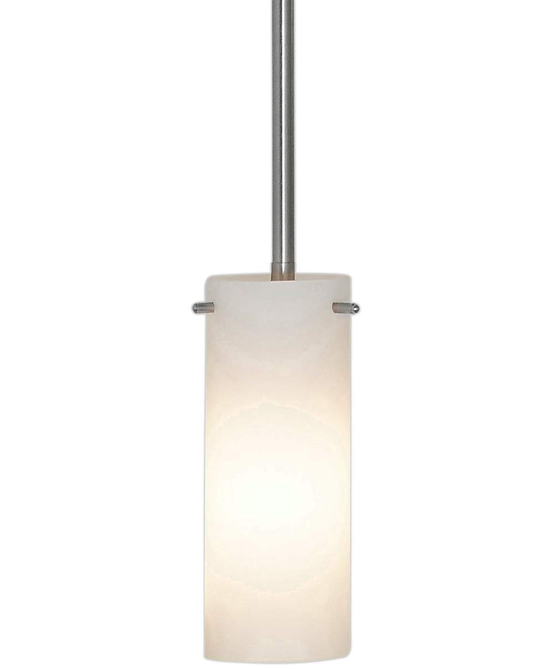 New, simple, modern pendant lamp made of frosted glass with a brushed surface, contemporary