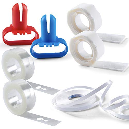 Balloon decoration set, includes 2 balloon arch strips, 2 tying tools, white