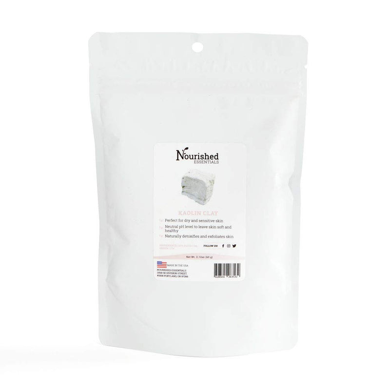 Natural kaolin clay, 60g facial clay, cleansing care and skin care