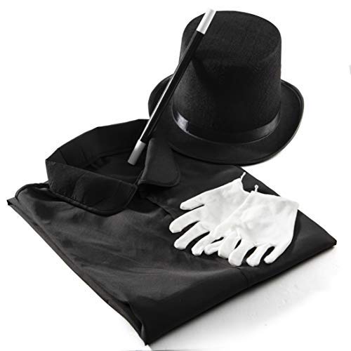 Kids Magician Costume Kids Toy Set for Boys Girls with Top Hat Cape