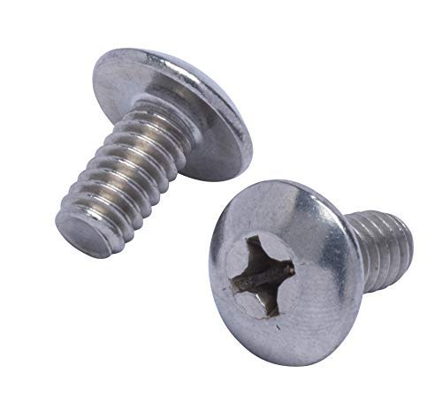 1/4"-20 x 1/2" Stainless Steel Phillips Machine Screw with Truss Head, (50pcs), 18-8