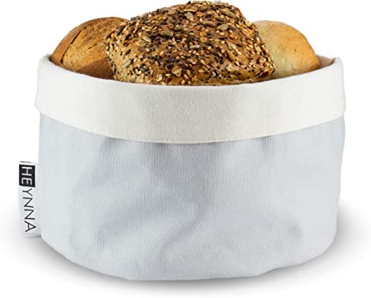 Bread basket fabric bread basket for storing bread rolls and pastries