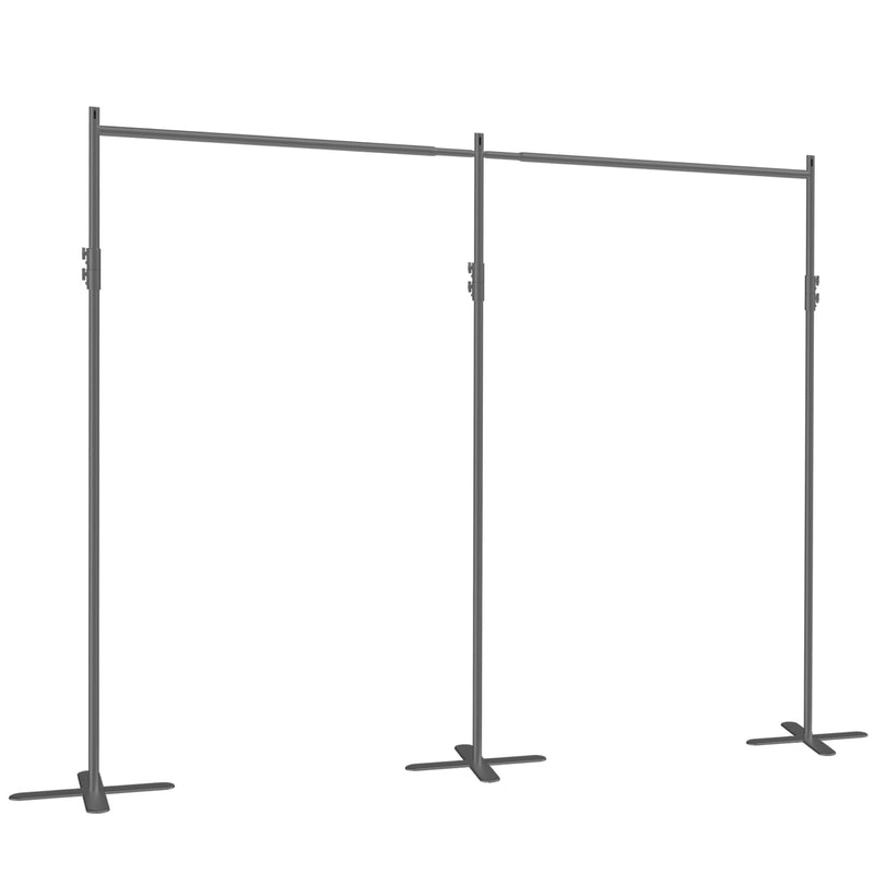 End2end Separator Stand - Xxxl - 36ft to 48ft Wide, Black - Versatile