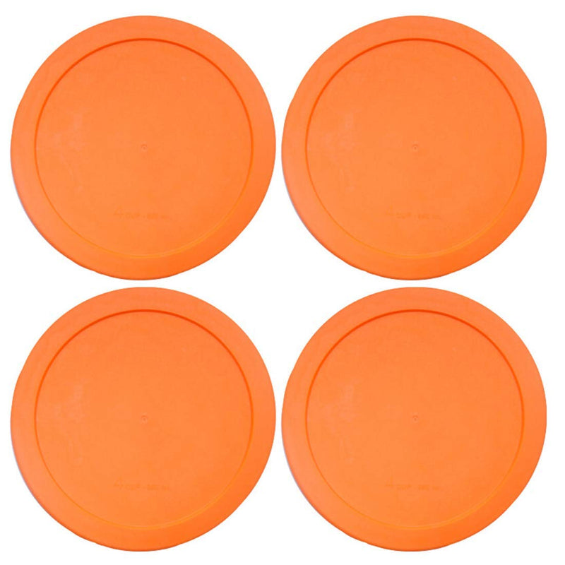 Pyrex Replacement Lids - Pack of 6 Red - Lids for 4 Cup Anchors and Pyrex Round Lids