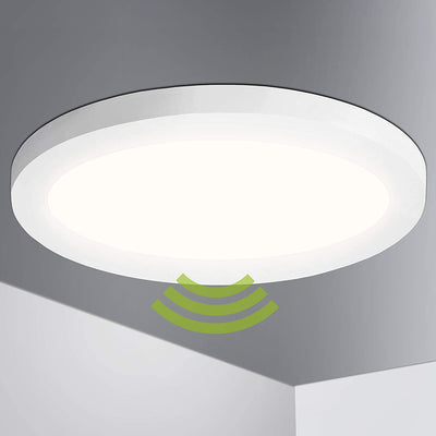 Led Ceiling Light 225mm Round White Extra Flat Modern Ceiling Lamp 19mm 230v