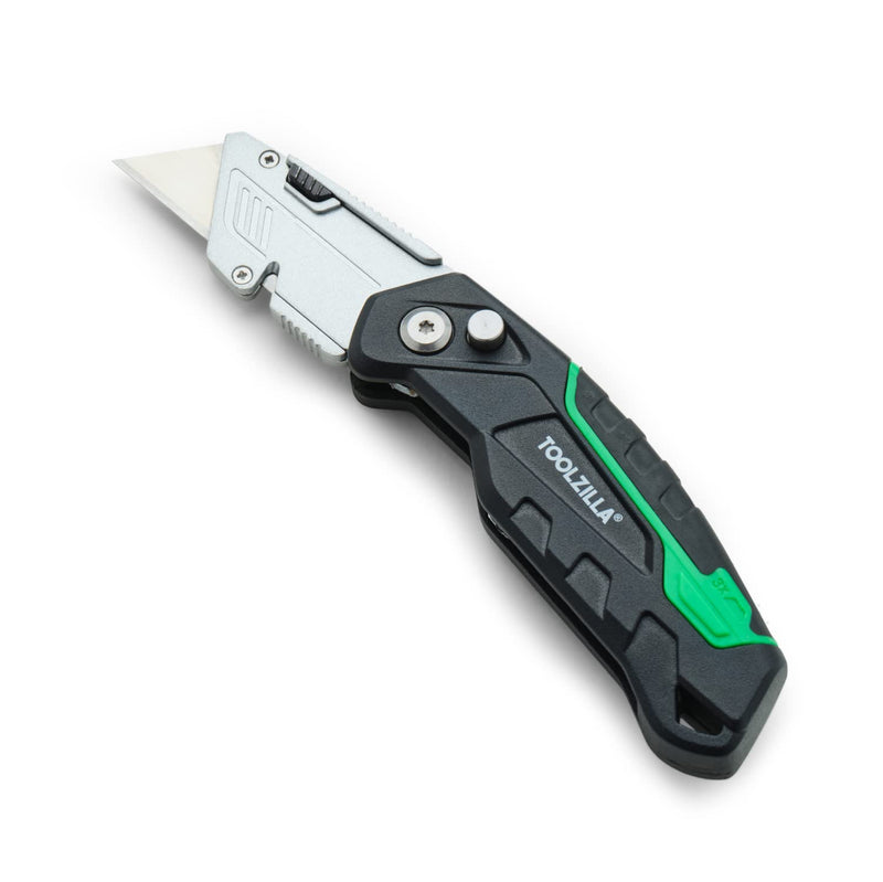 Retractable Utility Knife Heavy Duty Folding Box Cutter Razor Sharp Blade