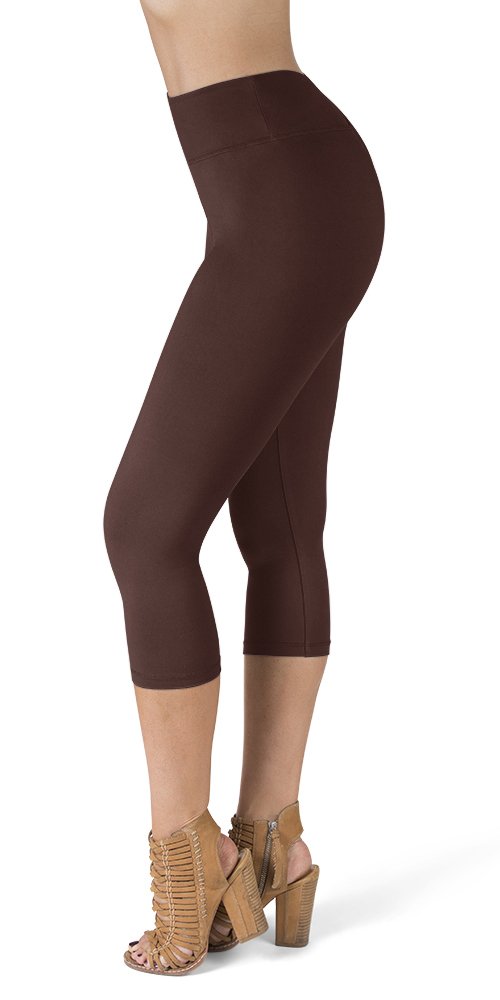 High Waist Capri Leggings for Women - Capri Leggings for Women - High Waist