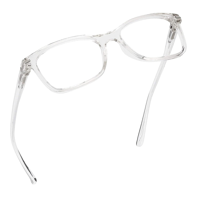 Blue light blocking reading glasses (clear, 275x magnification) for computers