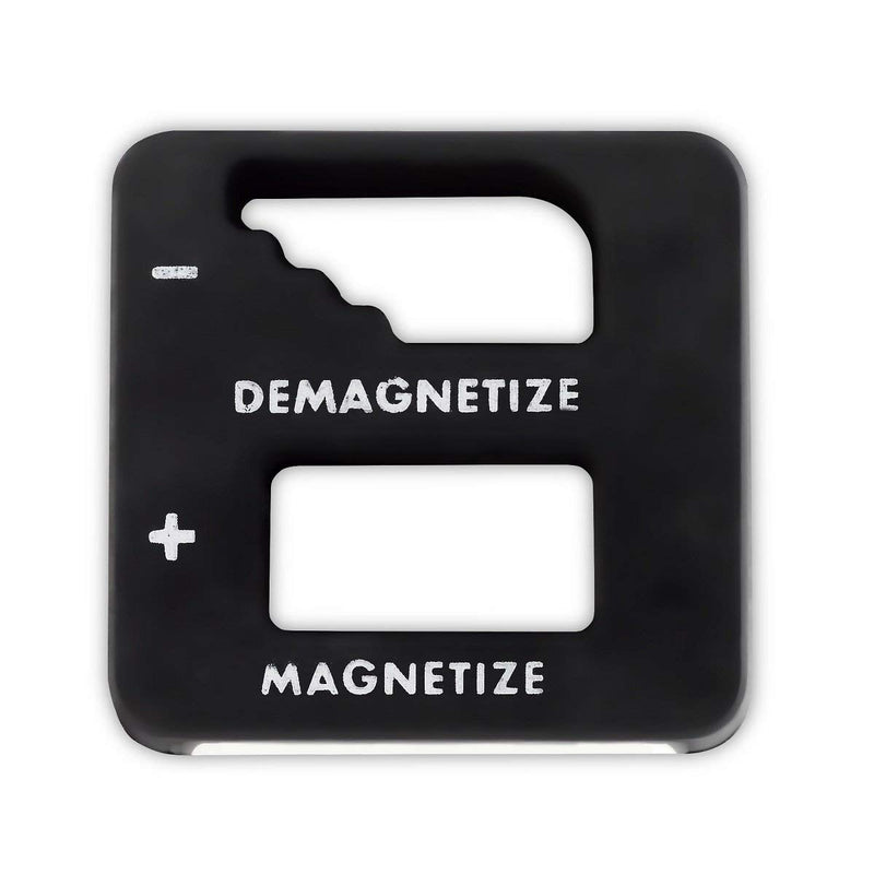 Black Precision Magnetizer and Demagnetizer - 1 Pack - for Screwdrivers, Screws