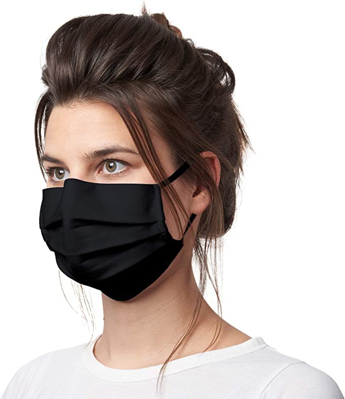 Mask Black Mask Fabric Everyday Mask Washable Mask Cotton Face Mask