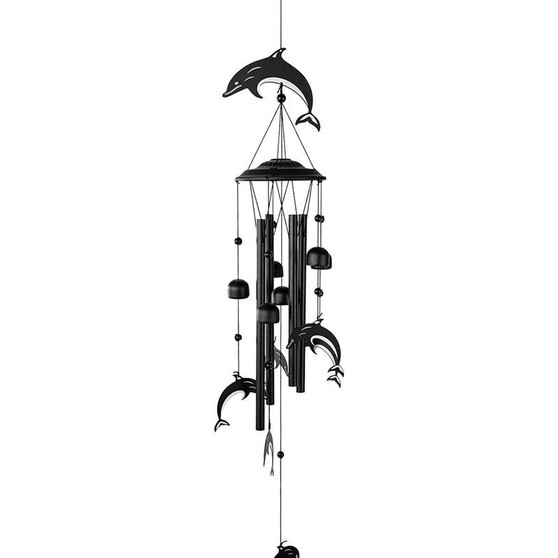 35" H Outdoor Dolphin Wind Chimes Unique outdoor dolphin wind chimes