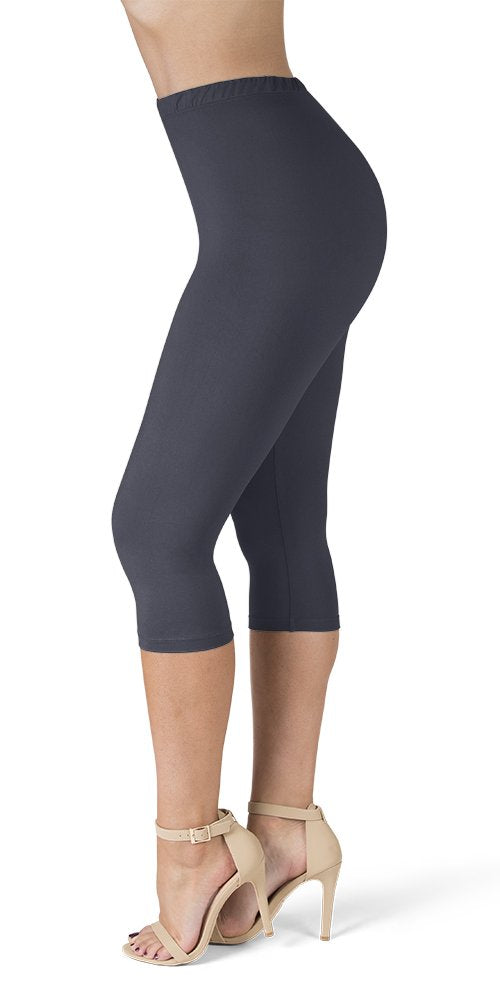 High waist leggings for women, full length 1" waistband