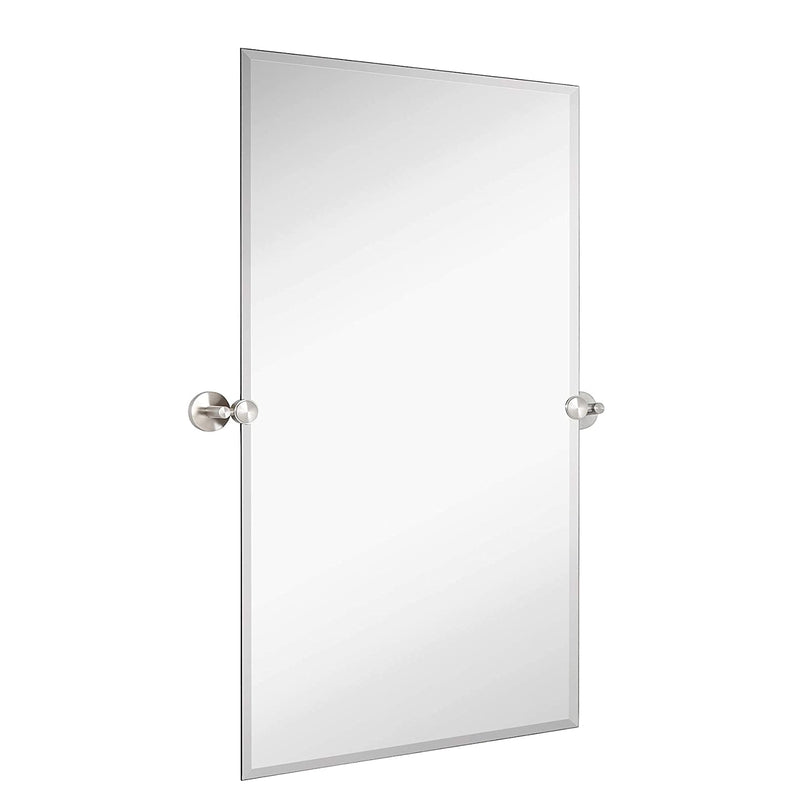 24x36-Inch Frameless Swivel Mirror - Stylish Bathroom Vanity Essential