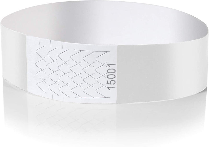 Admission wristbands (numbered 500 pieces) Waterproof printable entry wristbands