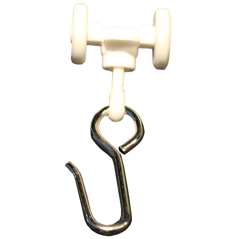 Curtain Track Roller Hooks - Curtain Track Ceiling Glider Set - Plastic