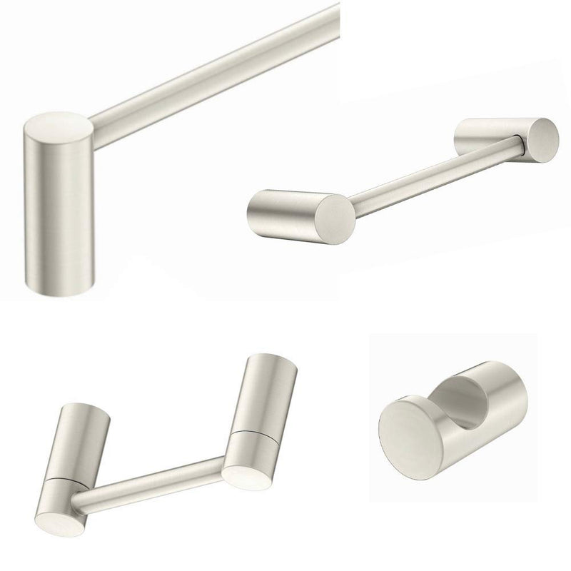 Collection - 4 Piece Bathroom Hardware Accessory Set in Elegant Design, Includes 24"