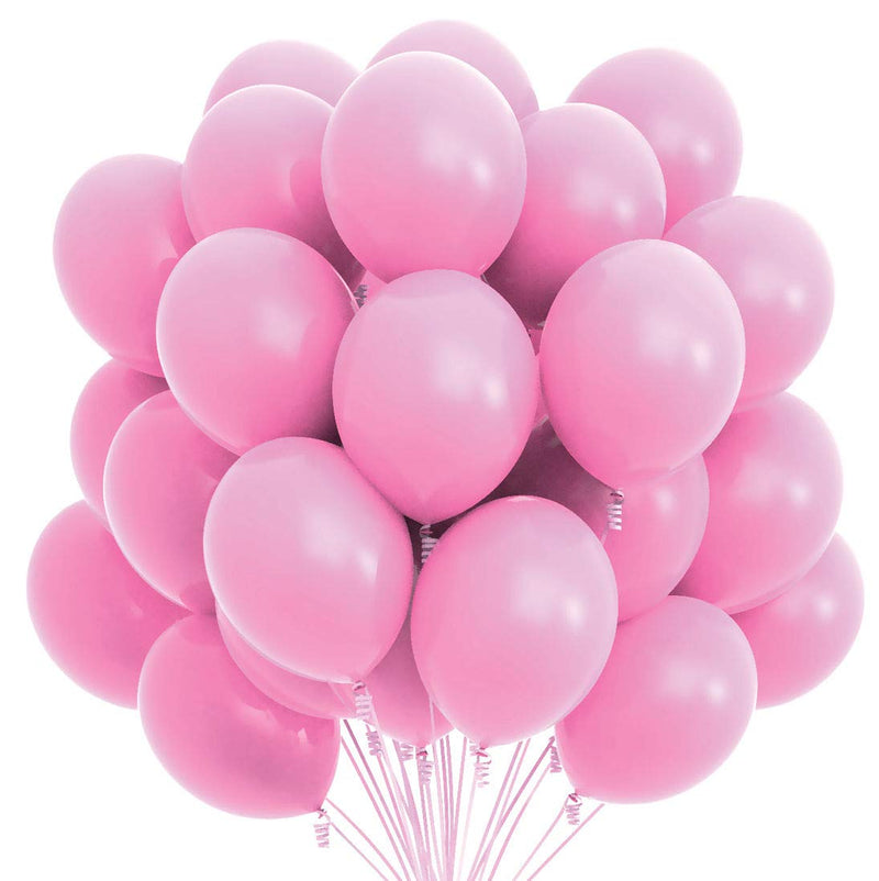 75 party balloons 30 cm balloons with matching color ribbon for theme party