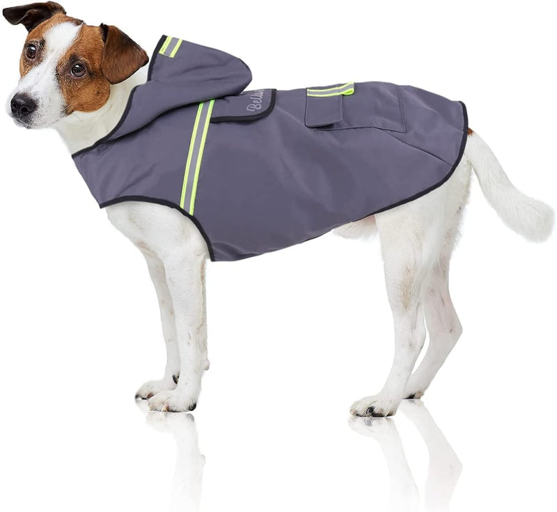 Bella Balu Dog Raincoat Waterproof Dog Coat With Hood