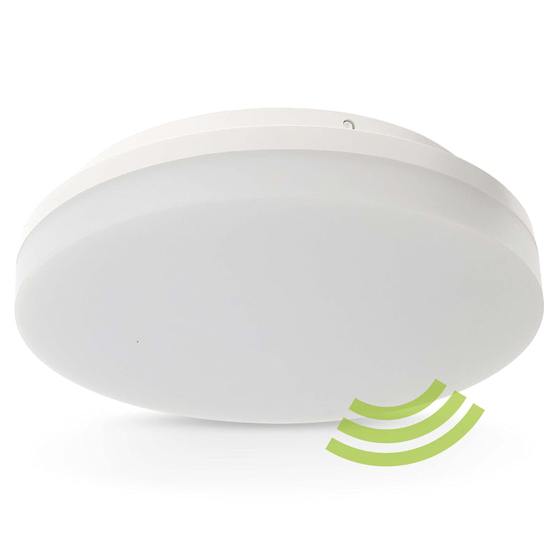 Led ceiling light 18w round 220mm with motion detector 1600lm Ip45