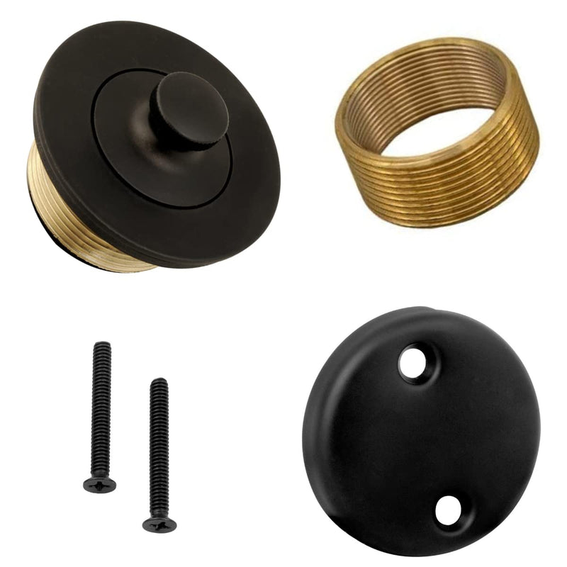 Conversion kit for bathtub waste set, completely made of brass