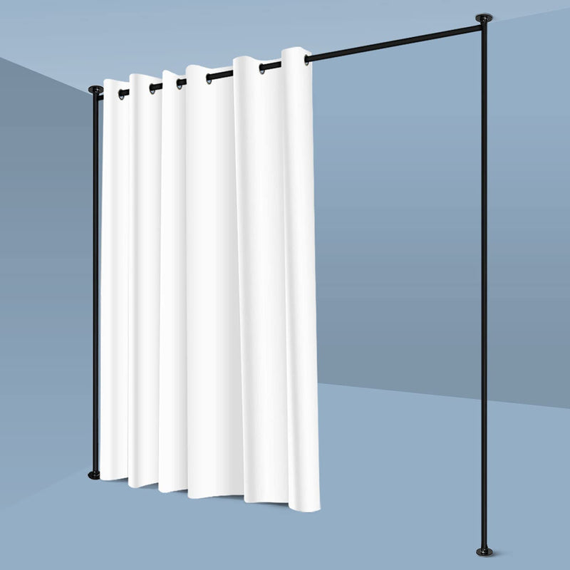 Now Zenfinit Curtain Room Divider Stand - Freestanding Vertical Tension Stand -