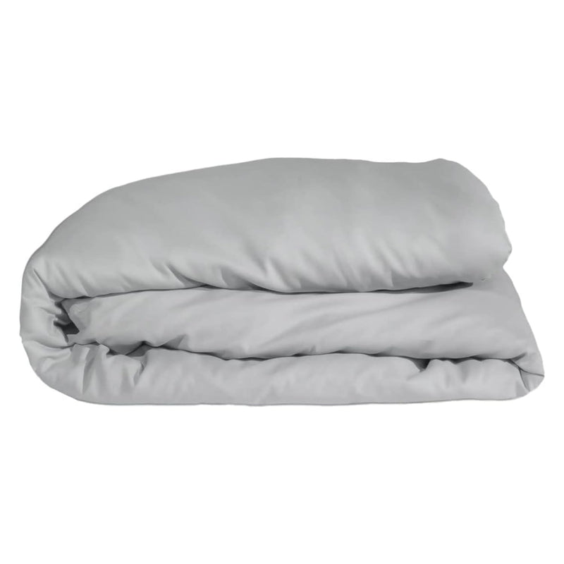 Silver-infused duvet cover for acne-prone skin, ultra-soft and breathable