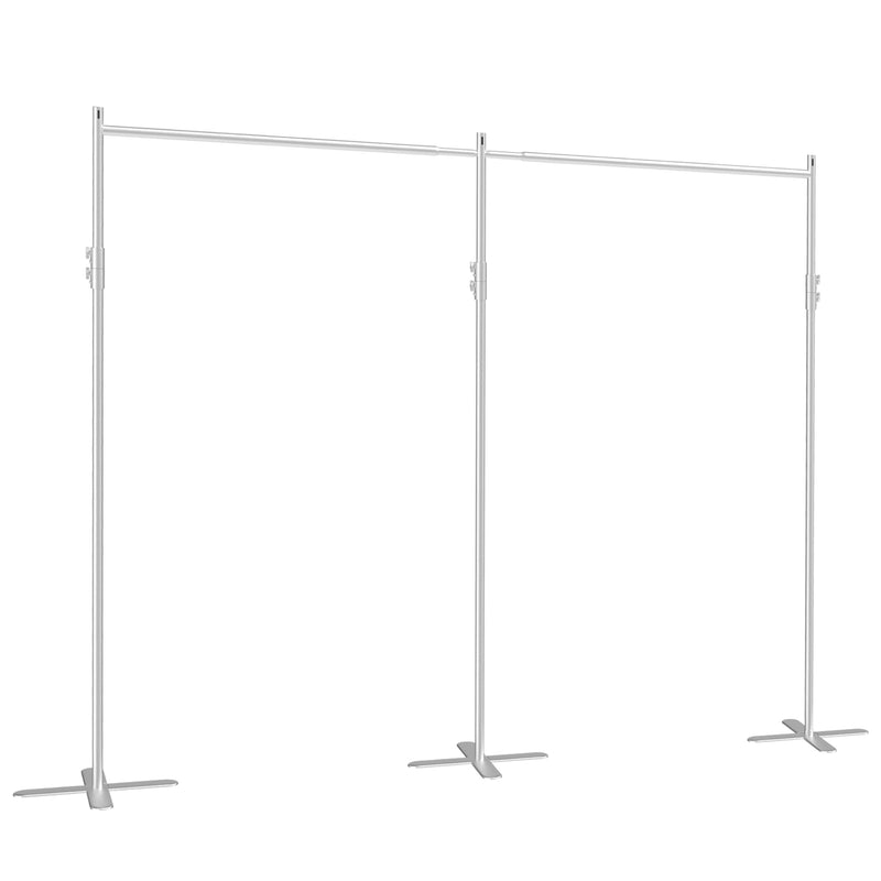 End2end Separator Stand - Large - 12ft to 18ft Wide, Silver, Freestanding