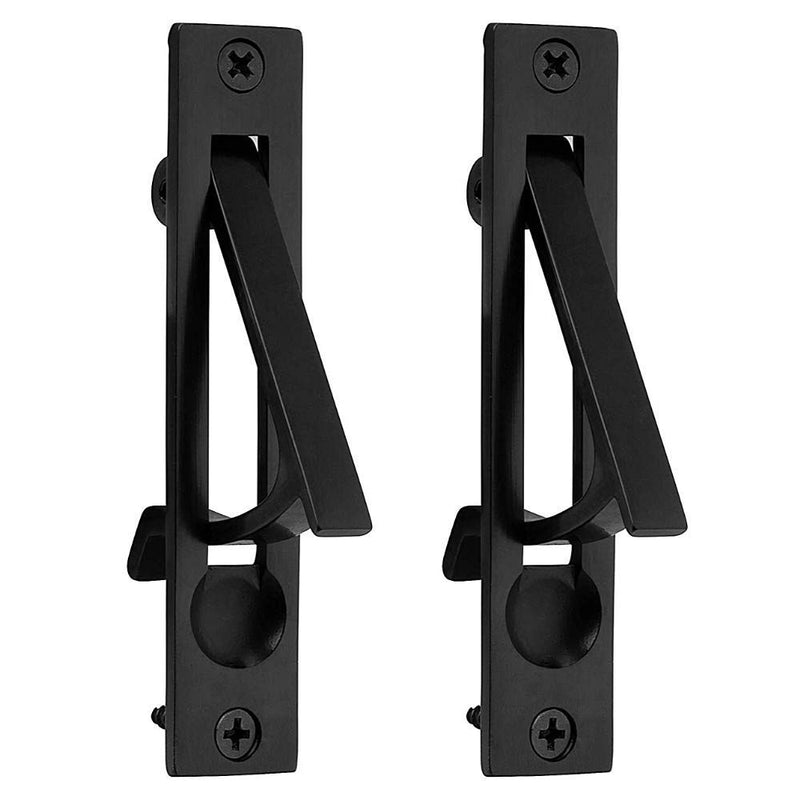 2 Pack Edge Pull Door Latch Barn Door Handles Pocket Door Lock Suitable