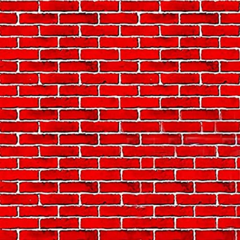 Christmas Brick Wall Backdrop 4ft x 30ft Party Supplies