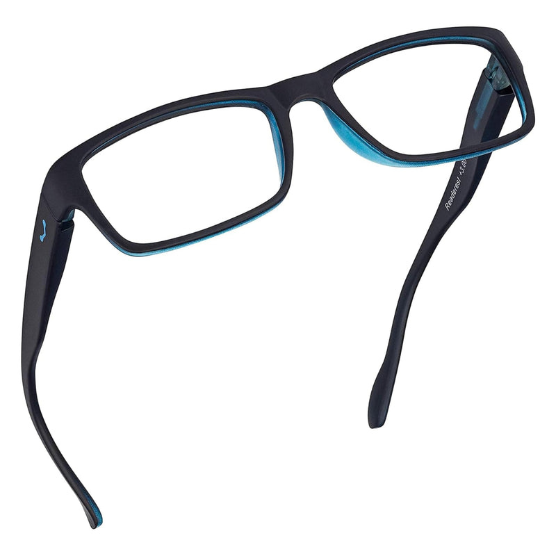 Blue light blocking reading glasses (blue, 300x magnification) for computers