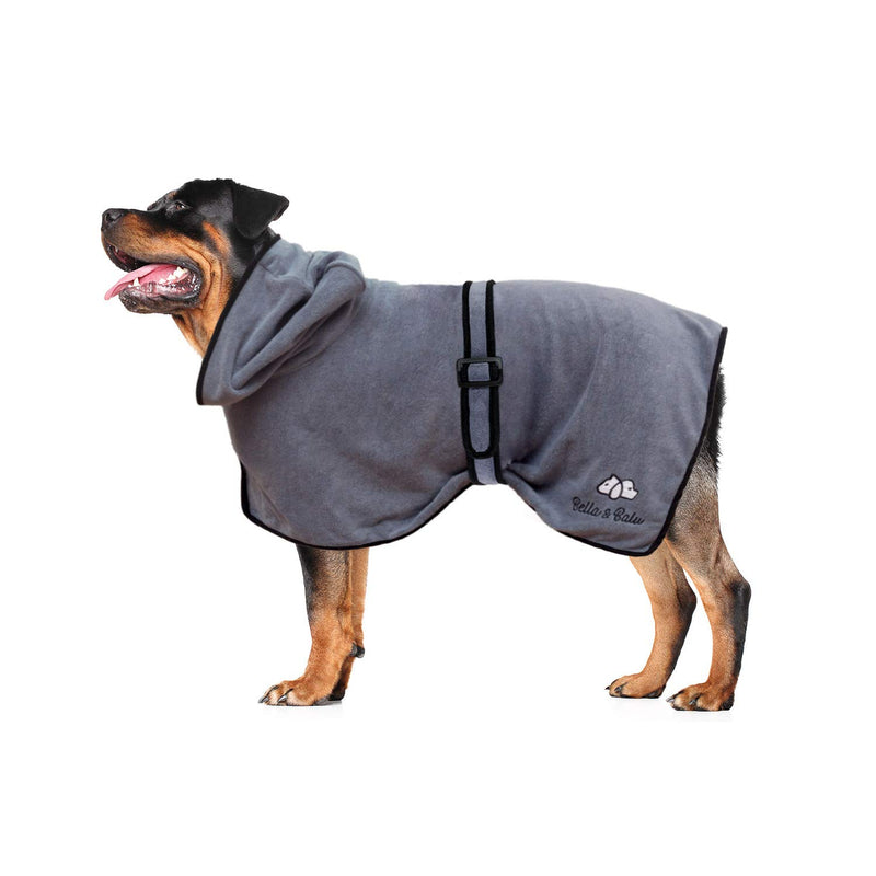 Bella Balu Dog Bathrobe Made of Microfiber Paw Towel Absorbent Dogs