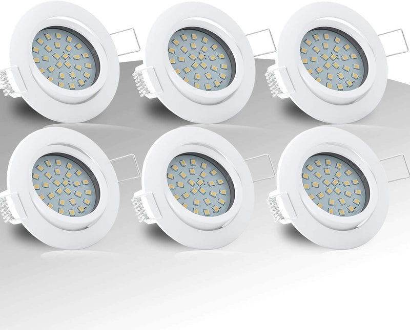 Led recessed spotlight 35w ceiling spot 320 lumen slim line white round