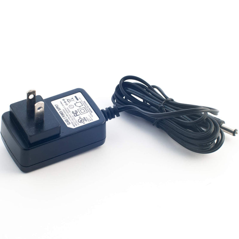 Ul certified 9V DC power supply with 500mA output current and 21mm peak power