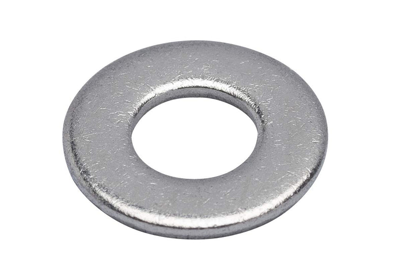 8 x 3/8" Stainless Steel Flat Washers - Small Metal Washers - Plain