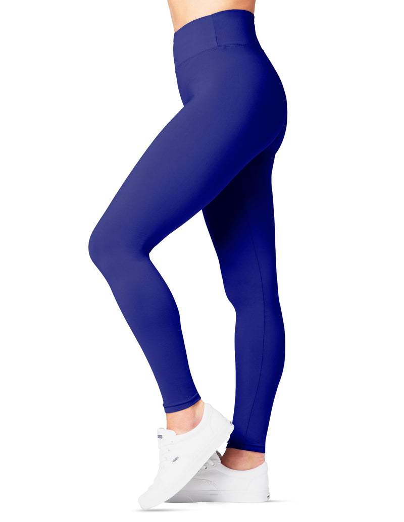 High Waist Leggings for Women - Leggings for Regular and Tall Women - Royal