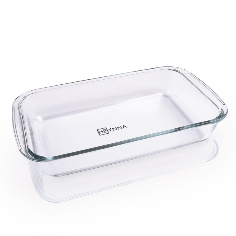 Glass casserole dish 3 liters/casserole dish made of heat-resistant borosilicate glass/oven fo