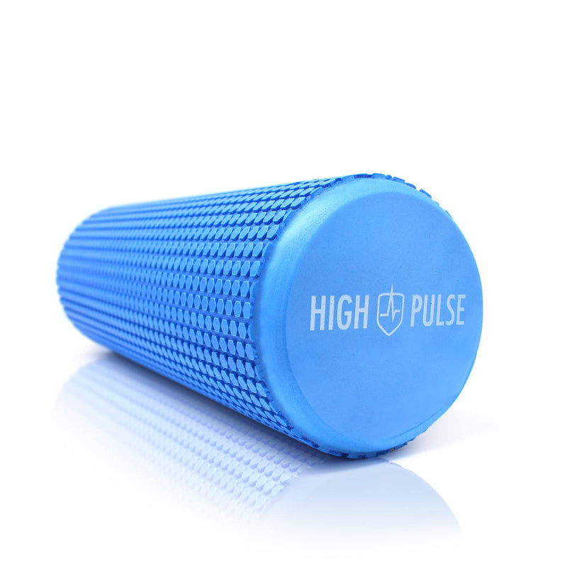 High Pulse Fascia Roll Pilates Roll Including Fitness Band Free Exercise Poster