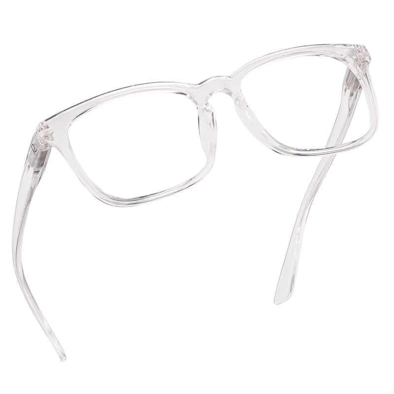 Blue Light Blocking Reading Glasses (Clear, 025 Magnification) Computer