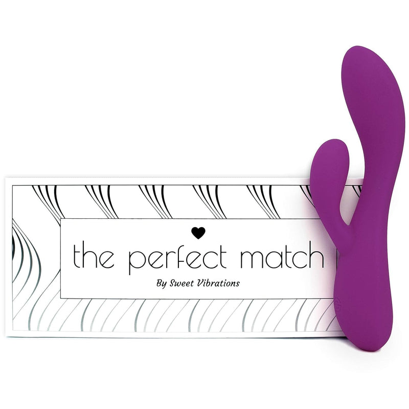 Sweet Vibes, The Perfect Match Flexible Rabbit Vibrator, Sex Toy for Women &