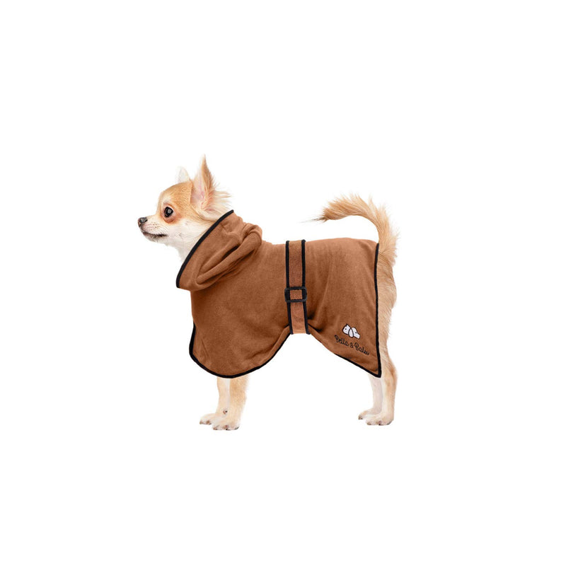 Bella Balu Dog Bathrobe Made of Microfiber Paw Towel Absorbent Dogs