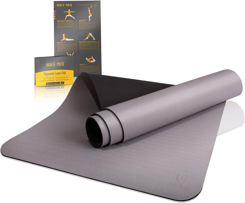 Yoga mat grip extra non-slip and sweat-proof