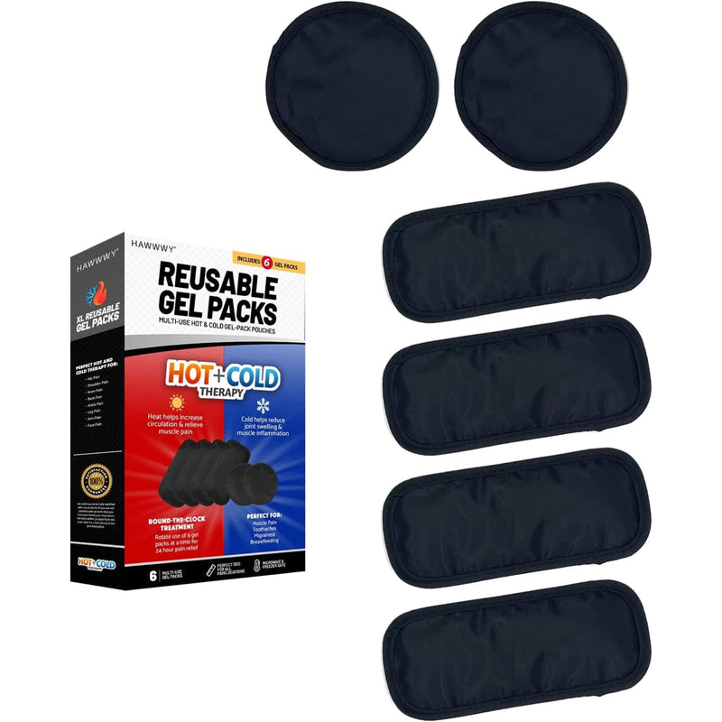 Universal gel hot cold gel packs, ice packs, heat pads, perfect for sore muscles