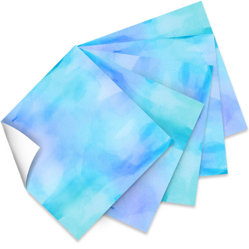 Make vinyl squares - 12" x 12" watercolor patterned sheets for framing