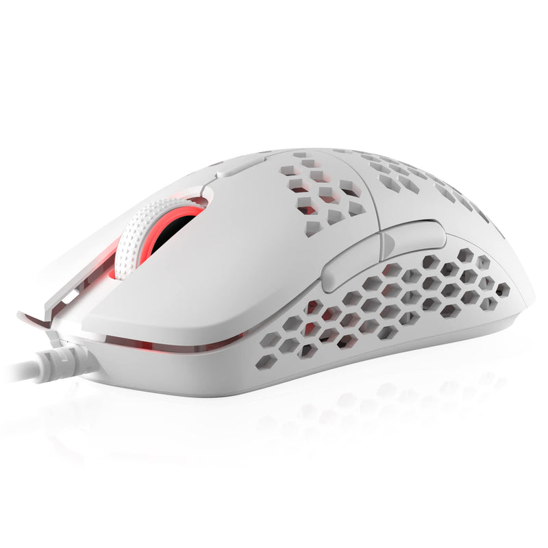 Mira M Ultralight RGB gaming mouse with honeycomb housing, max. 63 grams