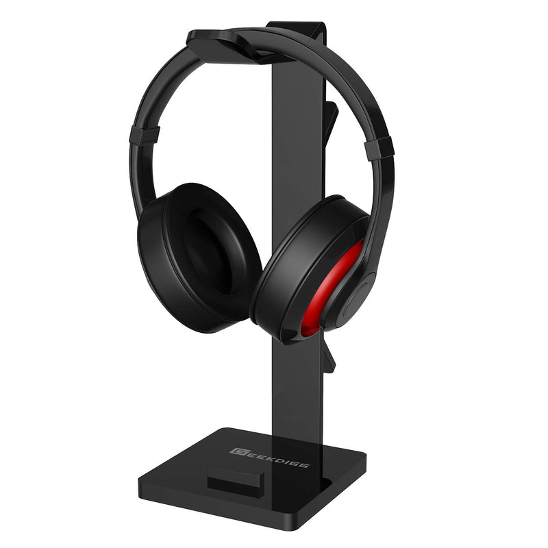 Headphone Stand, Gaming Headset Holder for Desk, Cable Organizer and Cell Phone Stand