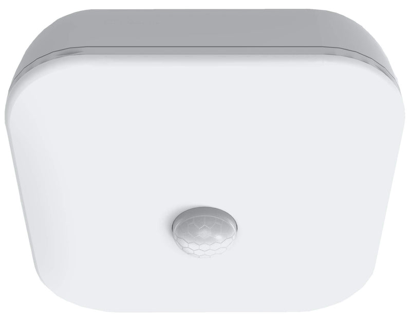 Wireless motion sensor LED light, battery operated, flush mount